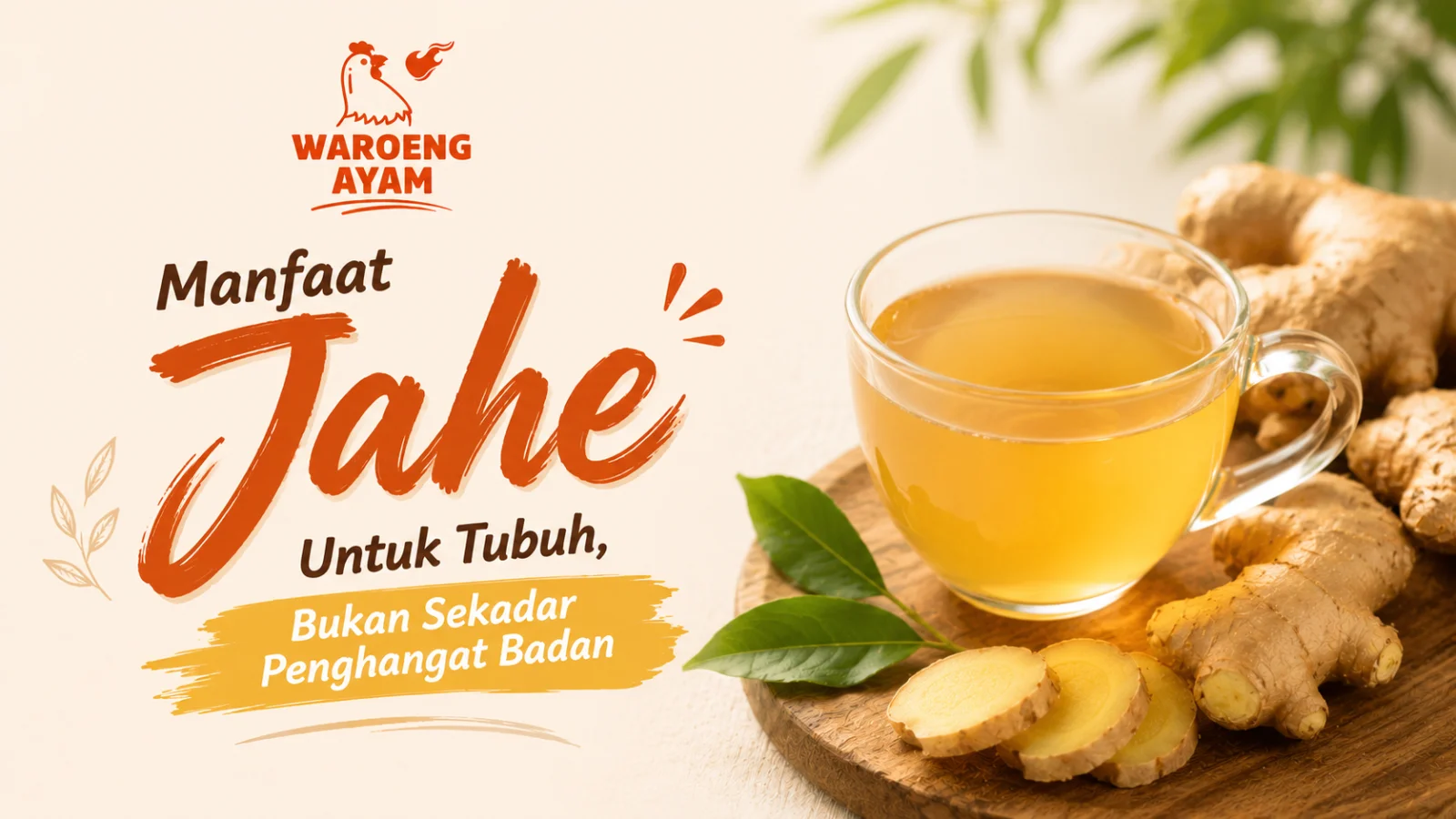 Manfaat Jahe untuk Kesehatan Tubuh dan Daya Tahan Alami