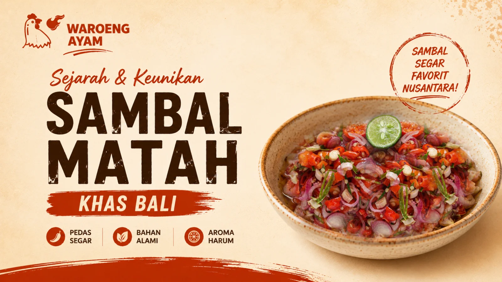 Sejarah dan Keunikan Sambal Matah Khas Bali, Sambal Segar Favorit Nusantara