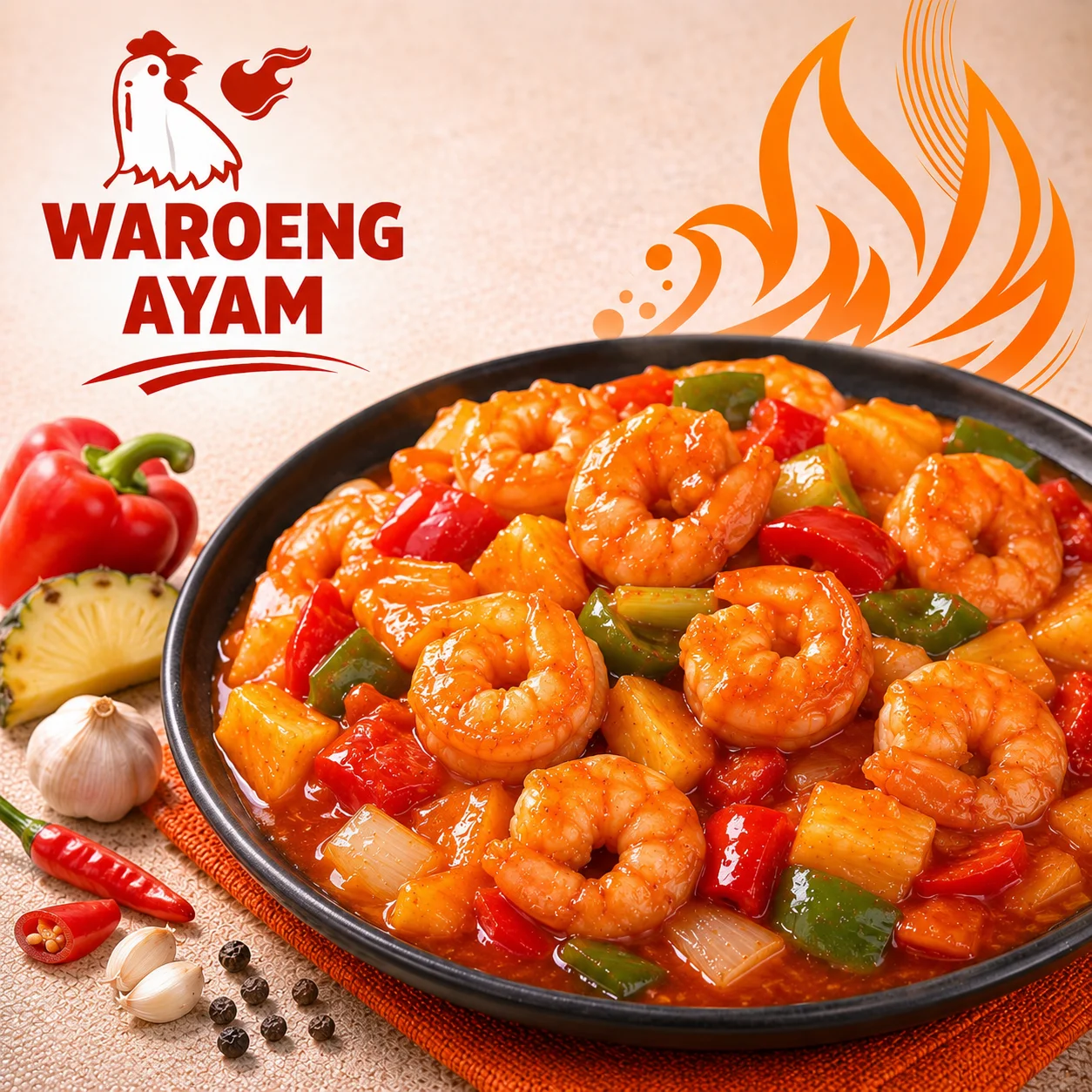 Udang Asam Manis