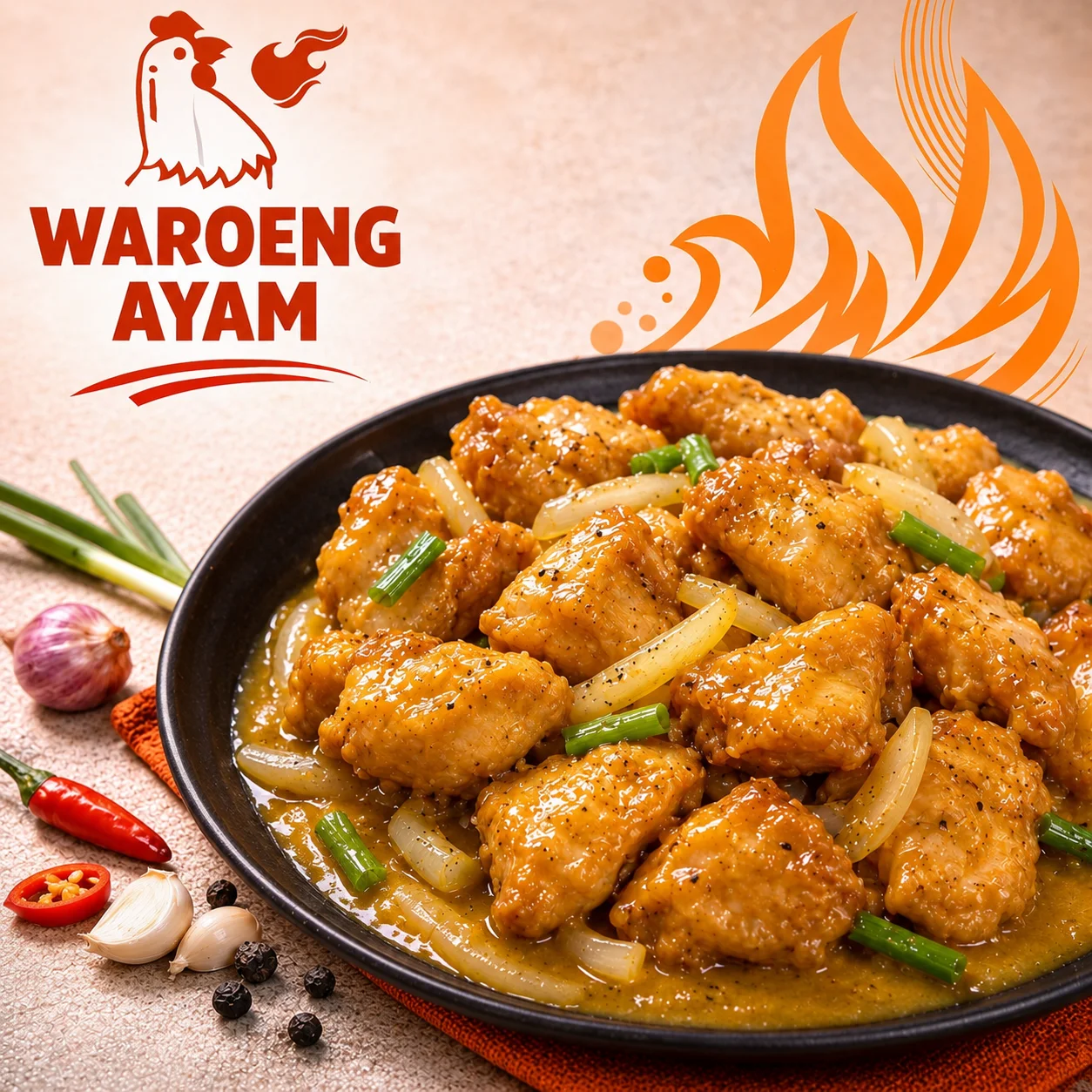 Ayam Saus Mentega